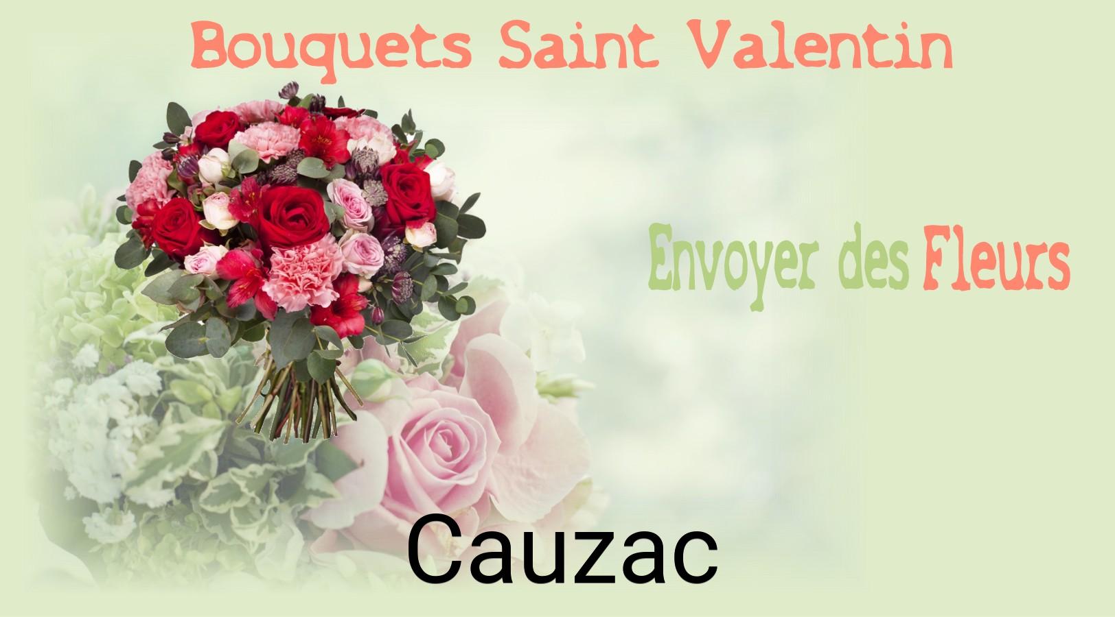 Roses de Saint-Valentin livrées à Cauzac